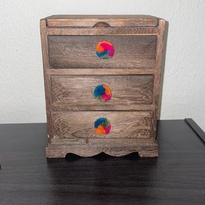 Natural Life Boho Wooden Jewelry Box